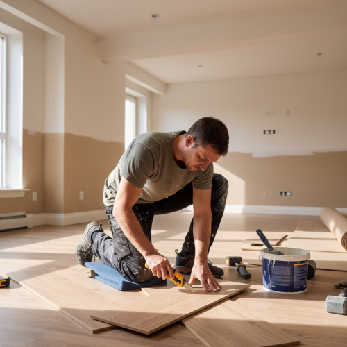 Bodenbelagsarbeiten