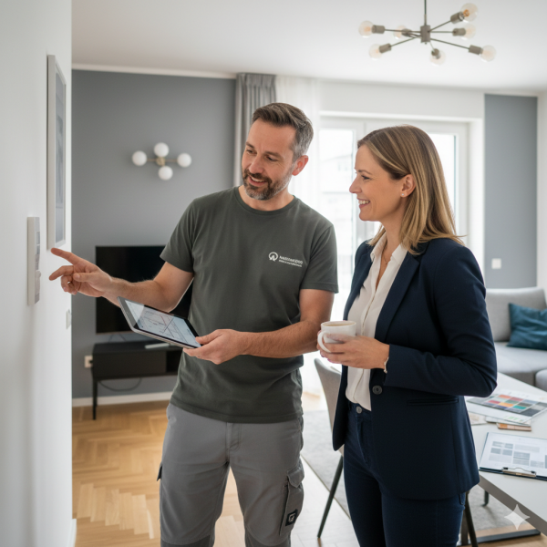 Gespräch mit Kunden